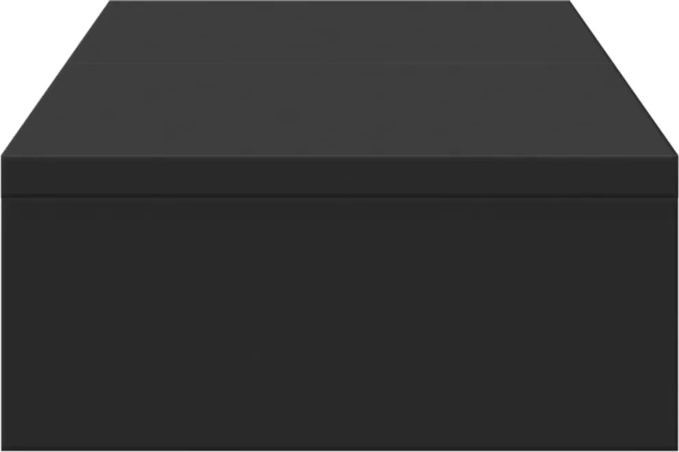 Регулируема поставка за монитор, черна, 60x24x10,5 см