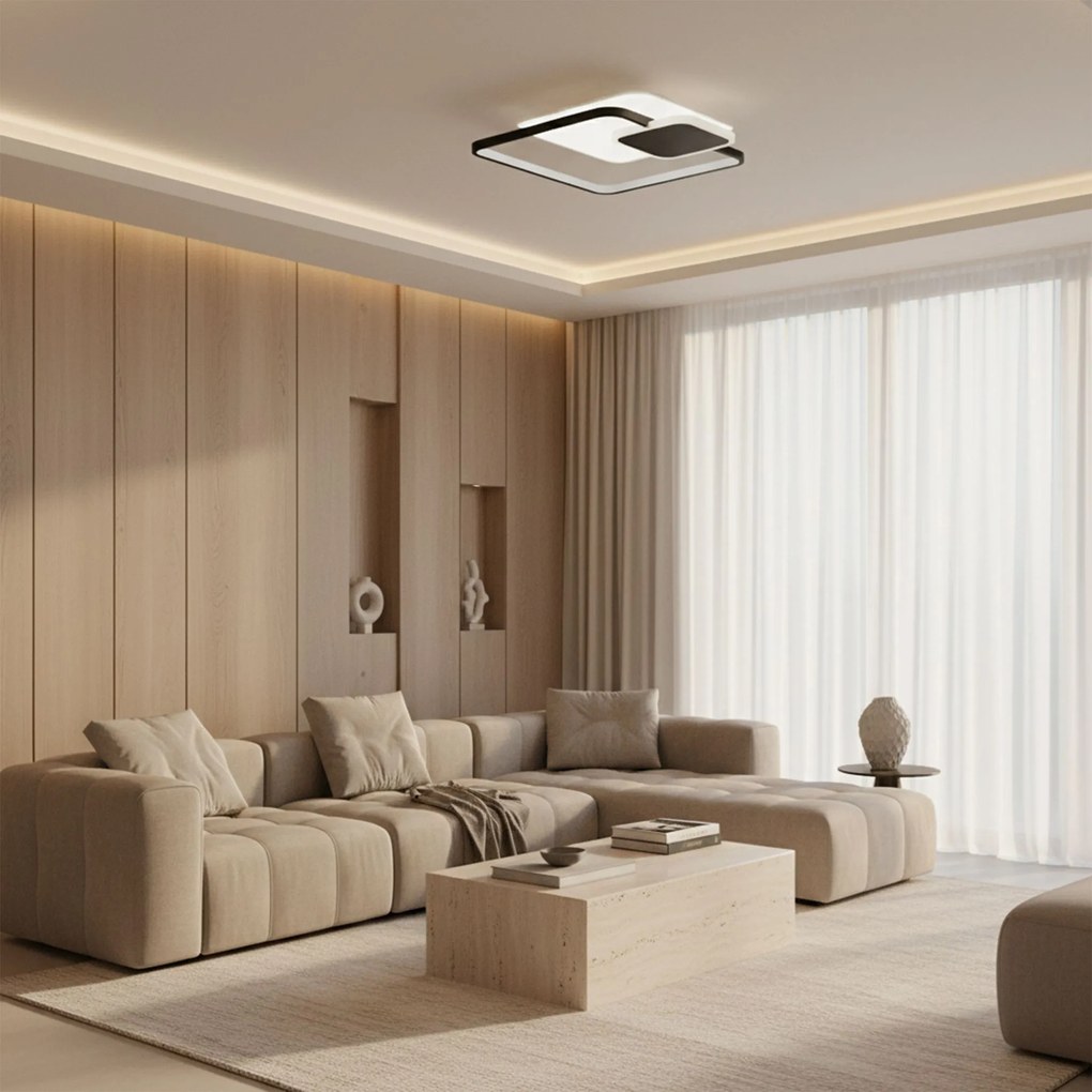 Плафон APP1712-C BLACK LED