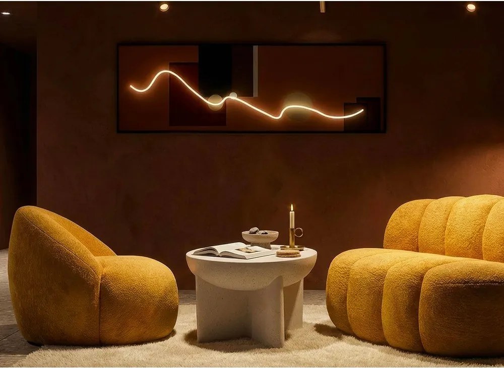 Печатна картина върху платно с включена рамка 50x150 cm LED – Mauro Ferretti