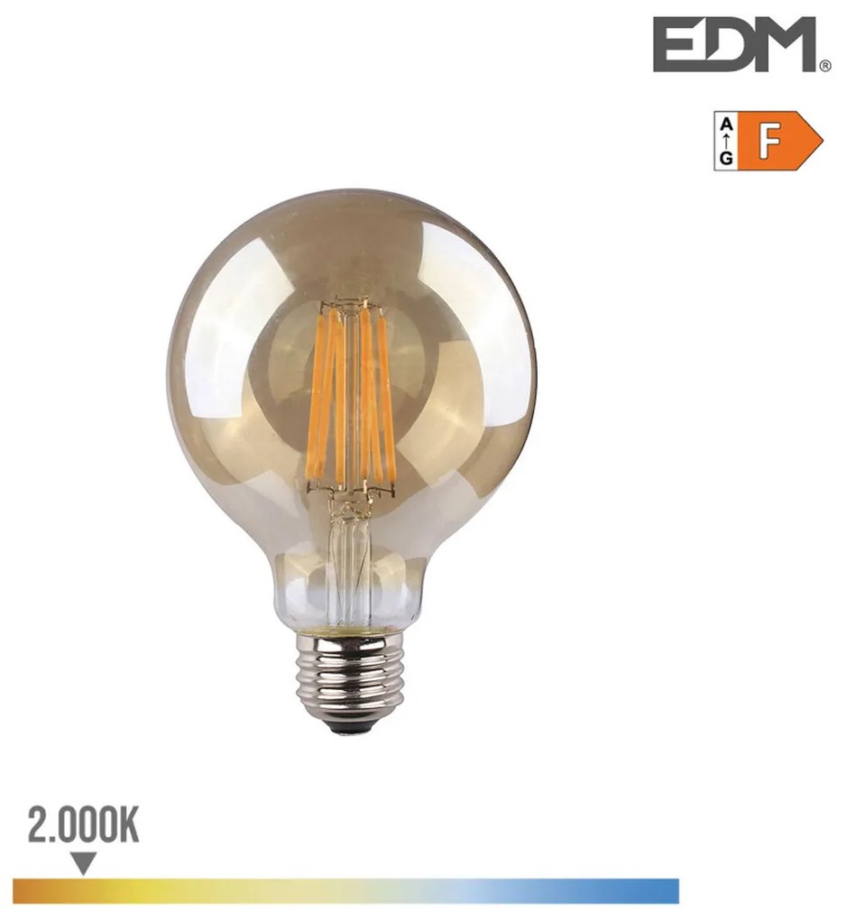 LED крушка EDM 8 W E27 A+ 720 Lm (2000 K)