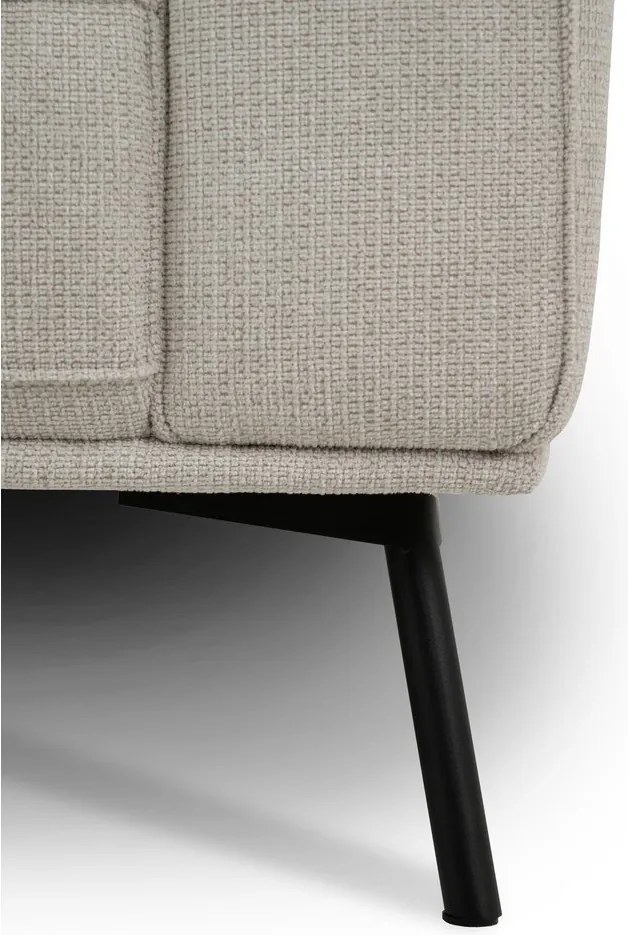 Сиво-бежов шенилов ъглов диван (ляв ъгъл/L форма) Amsterdam – Scandic