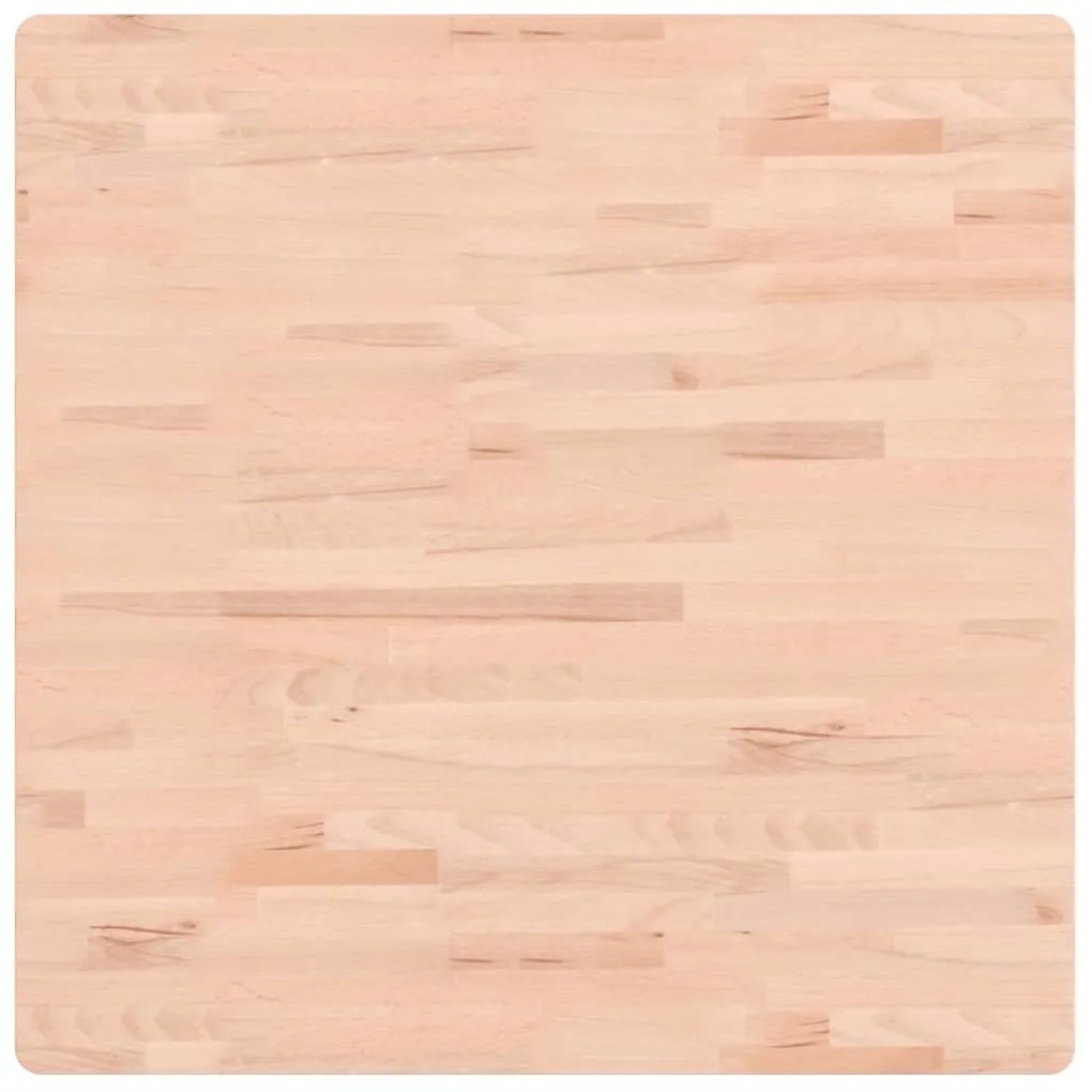 355964 vidaXL Плот за маса 80x80x4 см квадратен масивен бук
