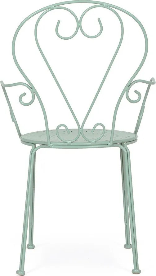 Градински стол метален в цвят мента Etienne – Bizzotto