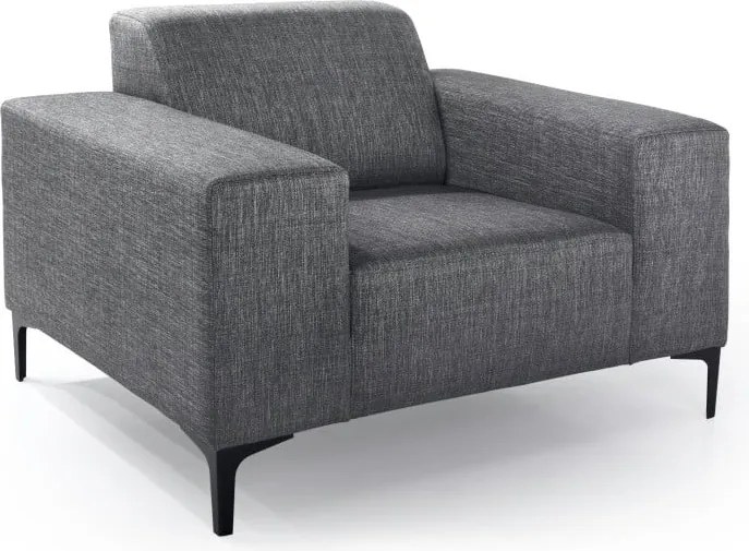 Тъмносив фотьойл Diva - Scandic