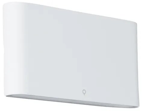 Модерна външна стенна лампа бяла 17,5 см вкл. LED IP65 - Batt