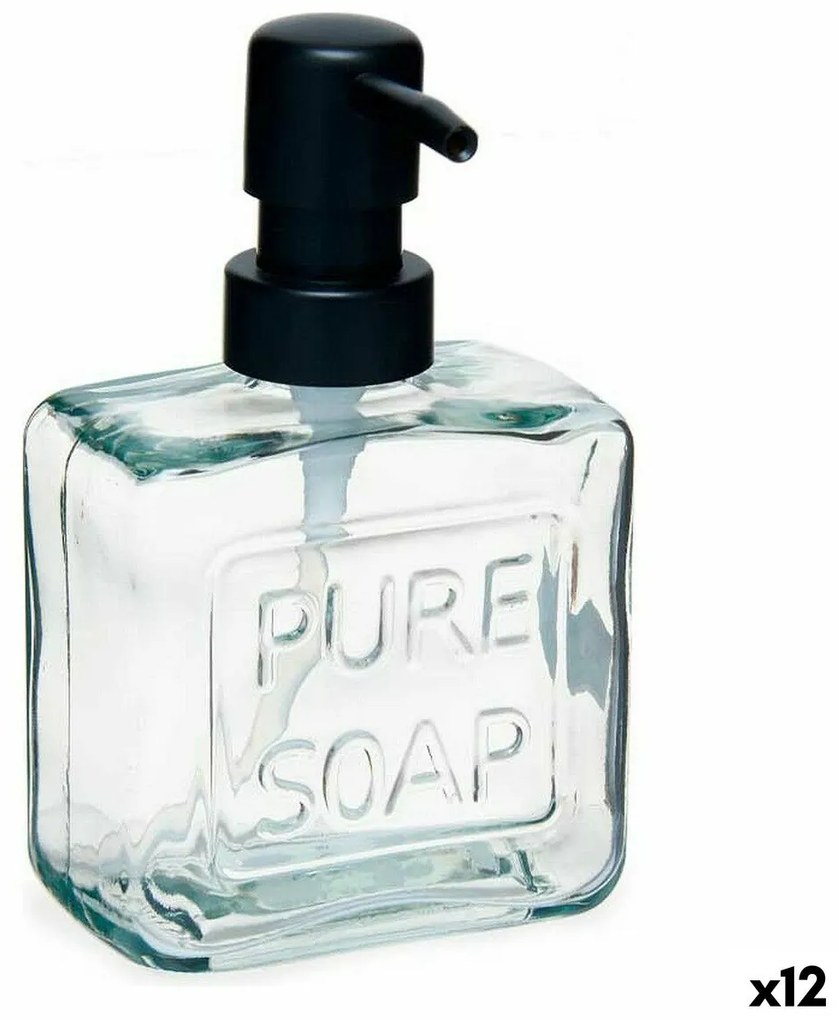 Дозатор за Сапун Pure Soap 250 ml Кристал Прозрачен Пластмаса (12 броя)