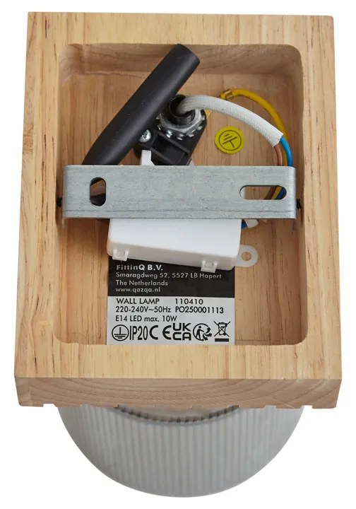 Модерен спот дърво с опушено стъкло, въртящ се и накланящ се - Gracy