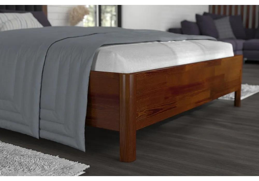 Светлокафяво двойно легло от букова дървесина , 200 x 200 cm Visby Modena - Skandica