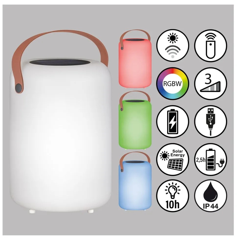 LED преносимо външно осветително тяло с дистанционно управление с USB ø 14 cm Orno – Fischer &amp; Honsel