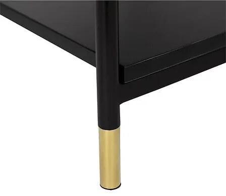 Бюро atmosphera Tedy, 2 чекмеджета, MDF, Черен