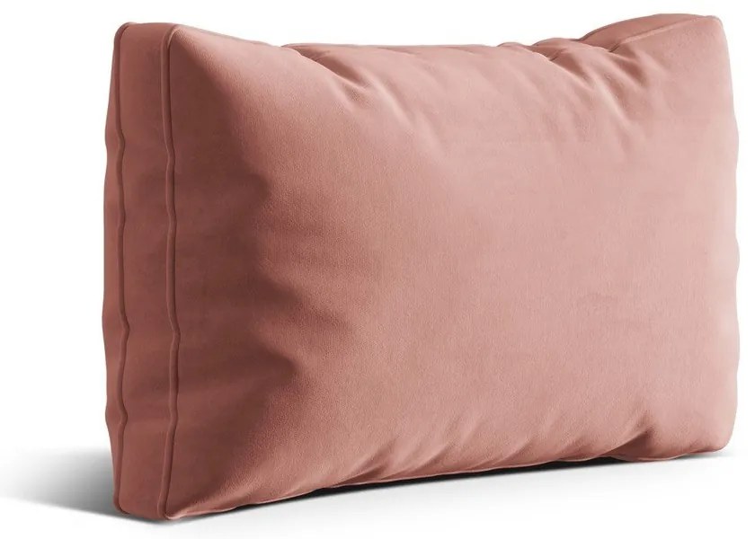 Розова кадифена възглавница за диван Kemi – Cosmopolitan Design