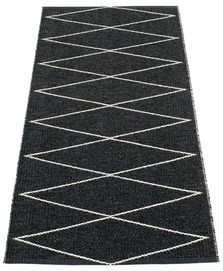 Черна пътека за открито и закрито 70x160 cm Max Black – Pappelina