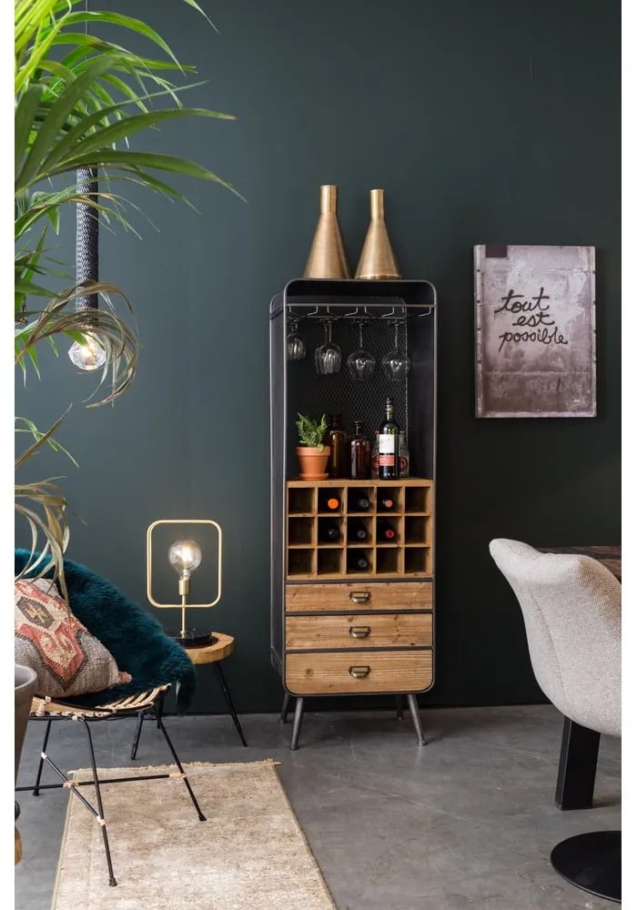 Дървен шкаф за вино Vino - Dutchbone