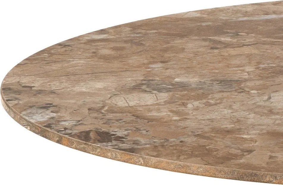 Кръгла трапезна маса с керамичен плот ø 90 cm Malta – Actona