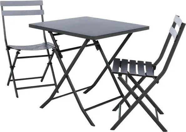 Градинска квадратна маса Hesperide Greensboro,70x70x71 cm - Графит