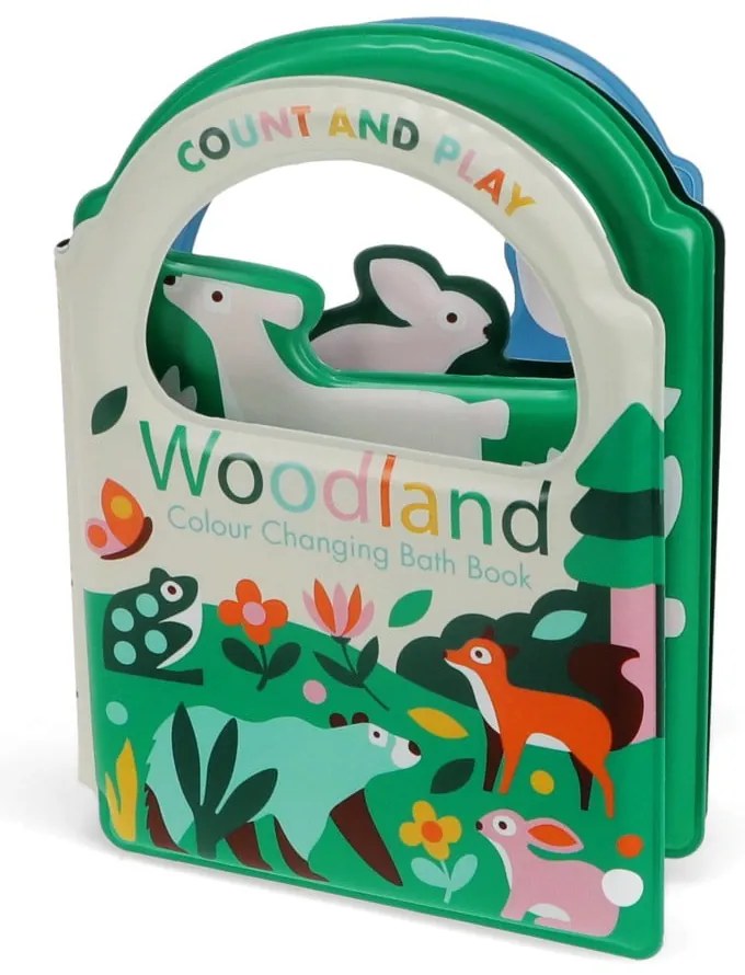 Интерактивна играчка Colour changing bath book Woodland – Rex London