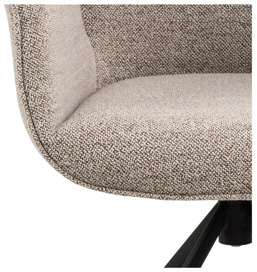 Тъмносив тапициран трапезен стол Aura – Actona