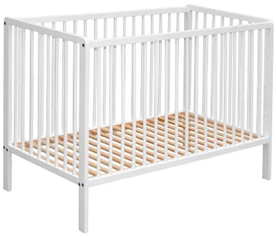 COSING - Бебешко креватче 120x60 см бук/бяло