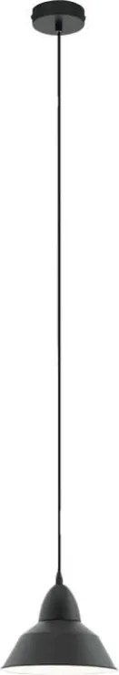 Eglo 54514 - LED полилей на кабел 1xE27/6W/230V черен