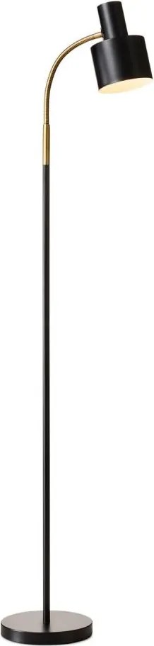 Halo Design 746866 - Подова лампа VOGUE 1xE27/40W/230V черна/месинг
