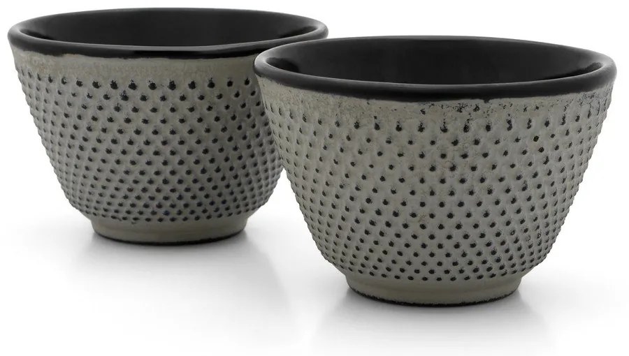 Сиви чугунени чаши в комплект от 2 бр. 100 ml Jang – Bredemeijer