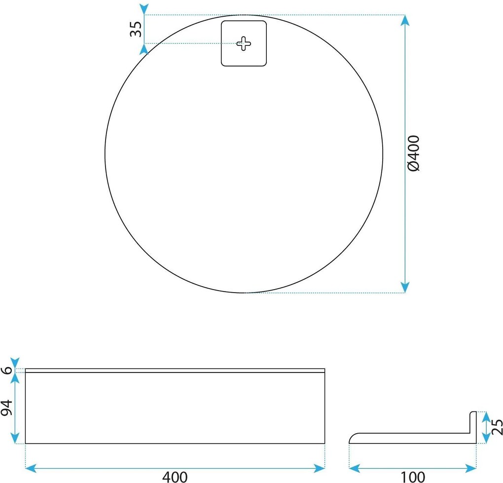 Комплект мебели за баня с мивка Molly 40cm Beige
