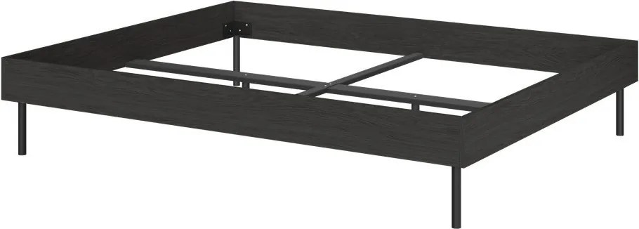 Черно двойно легло 200x200 cm ПДЧ без табла с включена подматрачна рамка Streiko – noo.ma