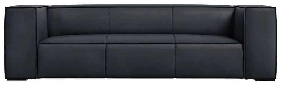 Тъмносин кожен диван 227 cm Madame – Windsor & Co Sofas