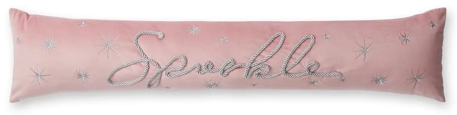 Розово уплътнение за врата 20x90 cm Sparkle – Catherine Lansfield