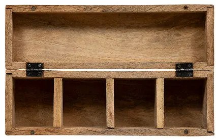 Кутия за съхранение на чай atmosphera Naim, 32cm, Манго