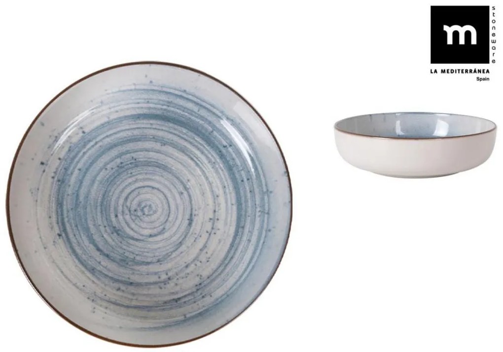 Дълбока купа LA MEDITERRANEA Swirl, 18 cm, порцелан