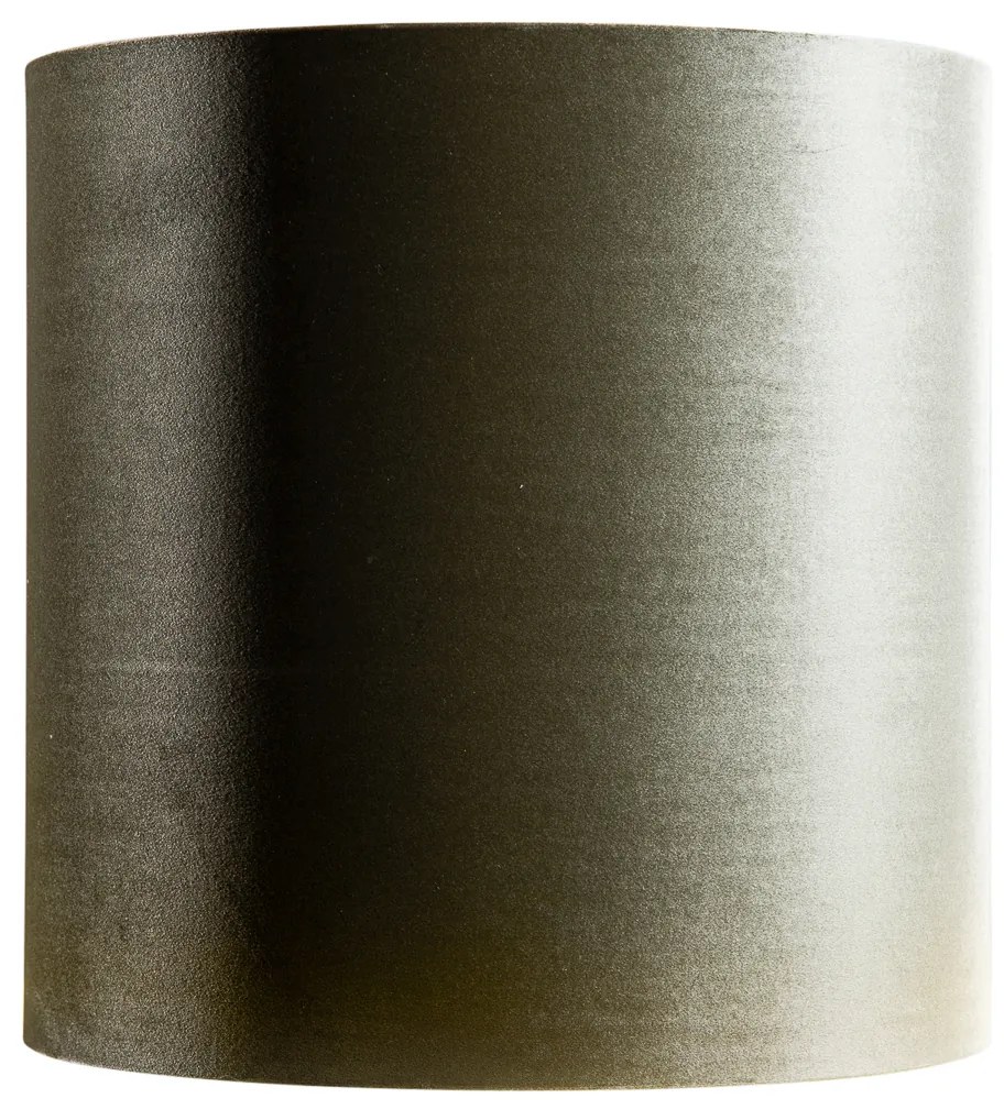 Кадифена абажура зелена със златно покритие 40/40/40