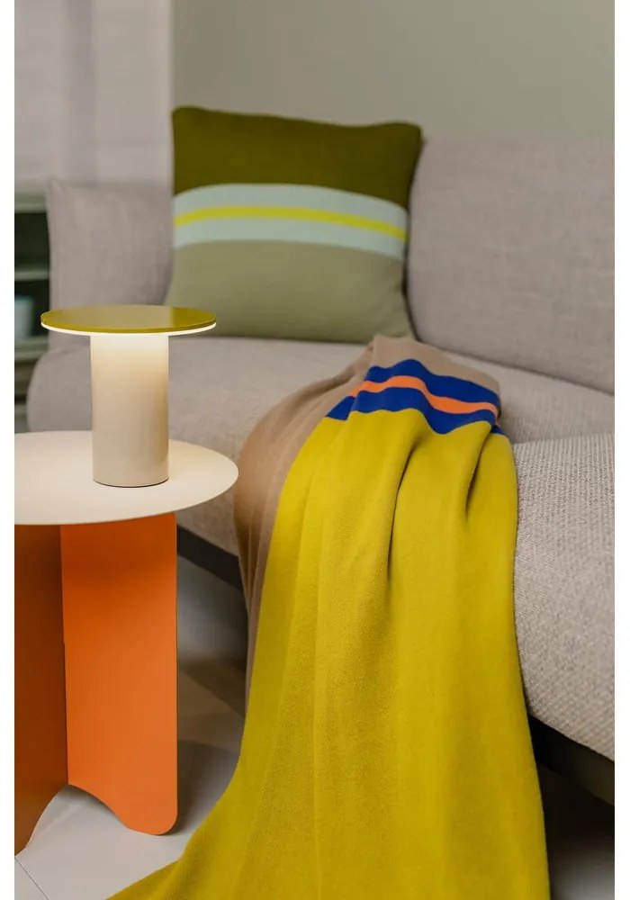 Зелена LED затъмняваща се настолна лампа (височина 18 cm) Fungo – Remember