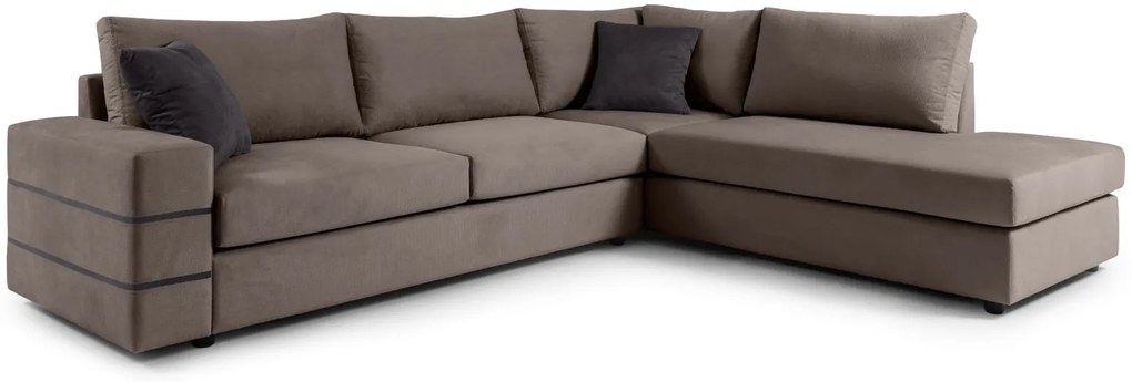 Ъглов диван Holmes-Mocca-Right