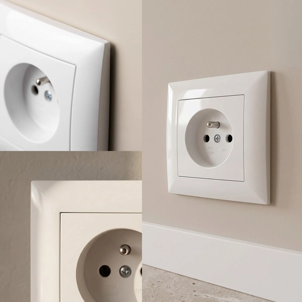 Единична рамка за контакти OSTE JNH013-1F White