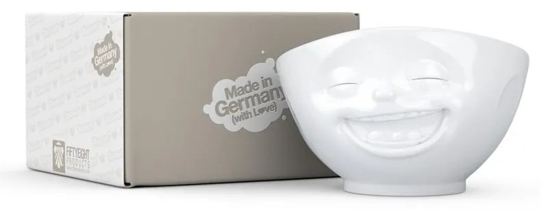 Бяла порцеланова купа за смях - 58products