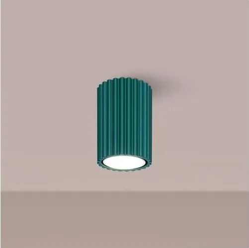 Brilagi - LED точково осветително тяло CRESTO 1xGU10/10W/230V 10 cm тюркоазено