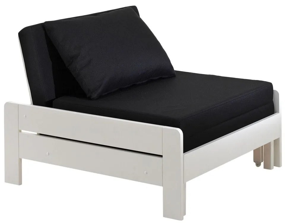 Бяло/черно детско кресло Pino - Vipack