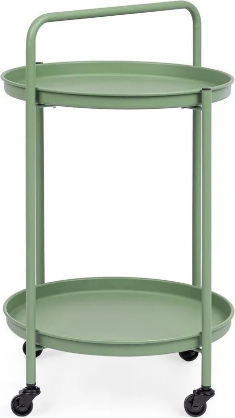 Стоманена маса за сервиране на колелца ø 44,5 cm Austin – Yes Everyday