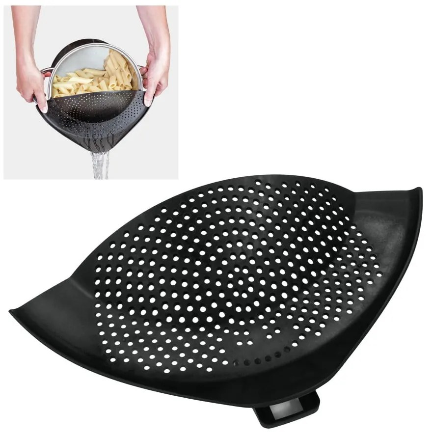 Цедка за макарони за тенджера Clip On, 28 x 13 cm - Metaltex