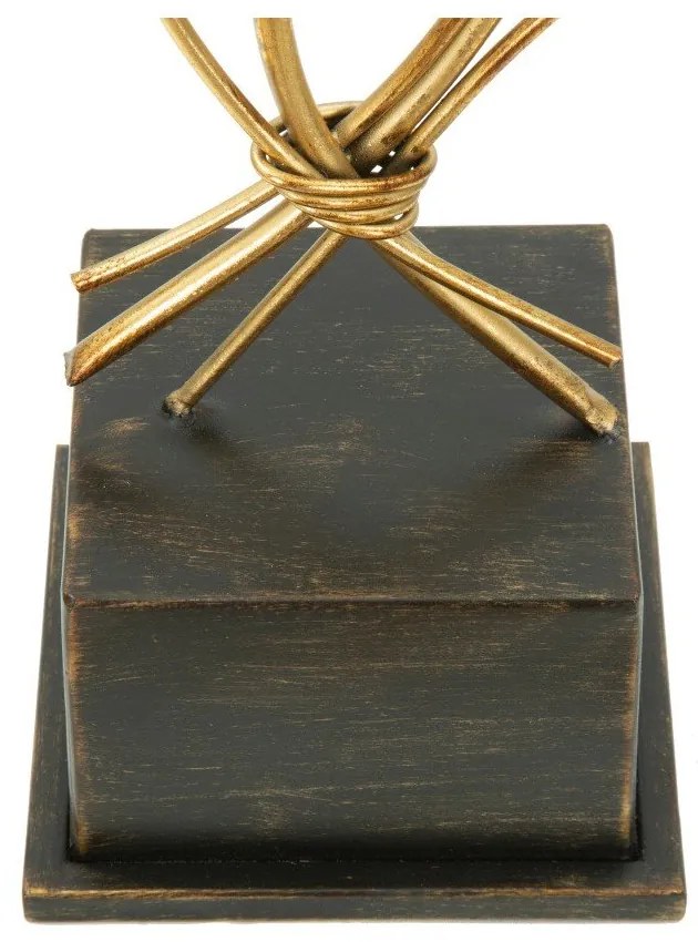 Железен свещник в златист цвят Oasis Iris - Mauro Ferretti