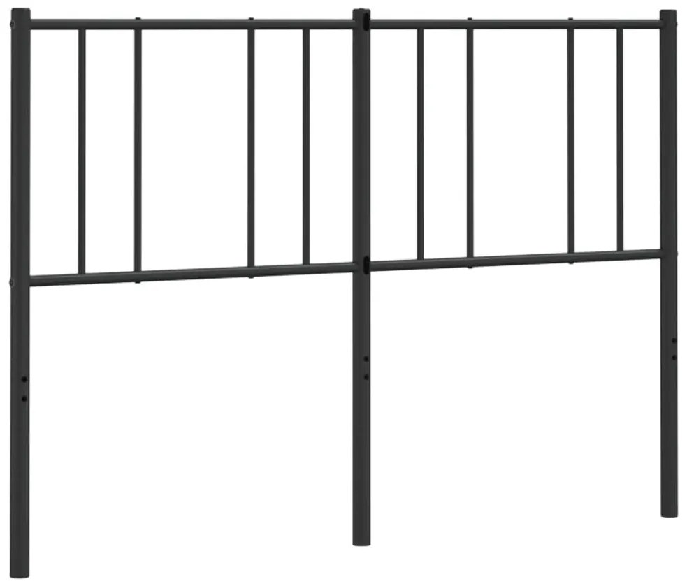 352515 vidaXL Метална табла за глава, черна, 160 см