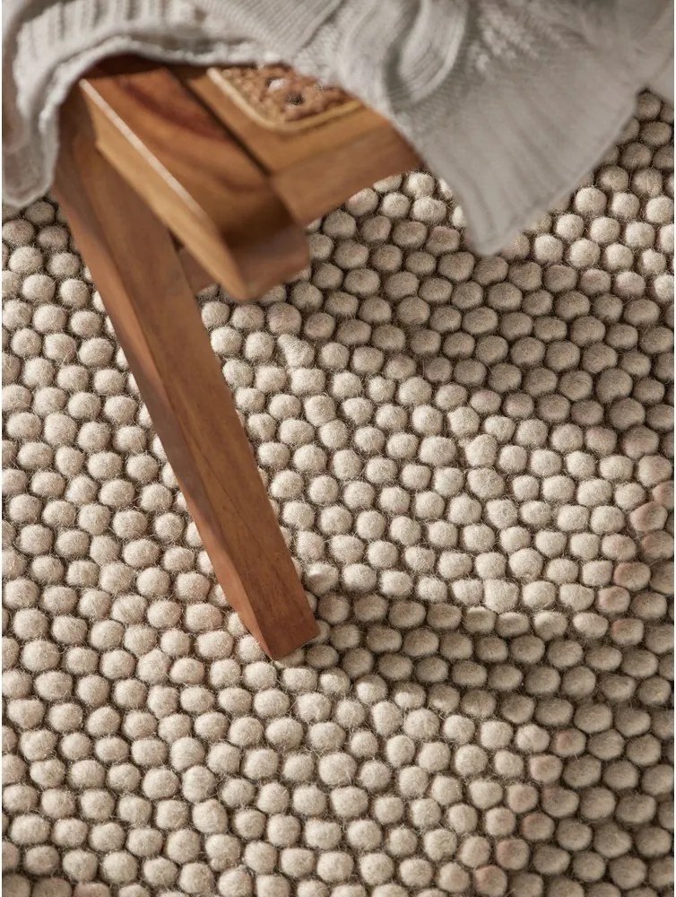 Бежов ръчно изработен вълнен килим 200x300 cm Richmond Diana – Ted Baker