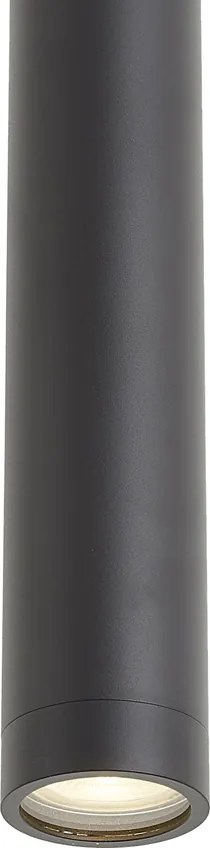 Дизайнерска висяща лампа черна GU10 50mm IP44 - Tuba
