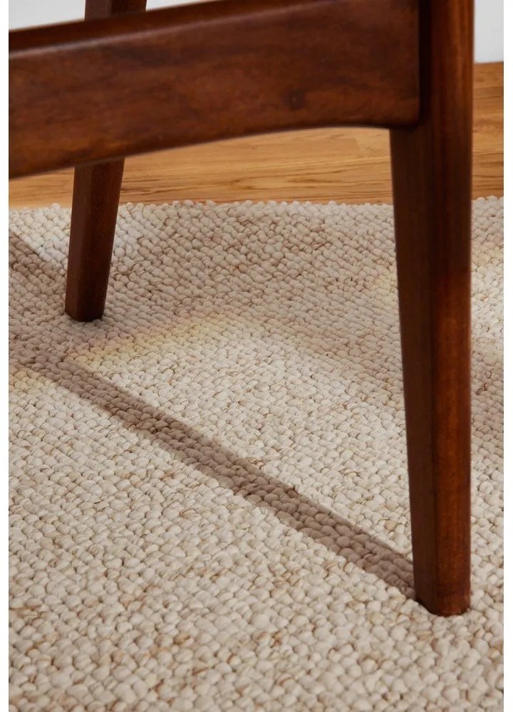 Кремав килим подходящ за пране 160x230 cm Rocco Cream – Elle Decoration