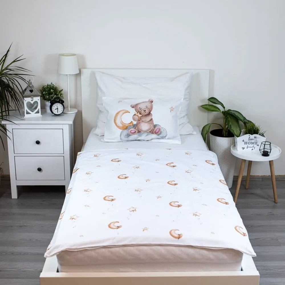 Памучно спално бельо за детско креватче 100x135 cm Medvídek "Cute" – Jerry Fabrics