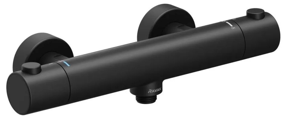 Ravak X070188 - Термостатен смесител за душ PURI, черен