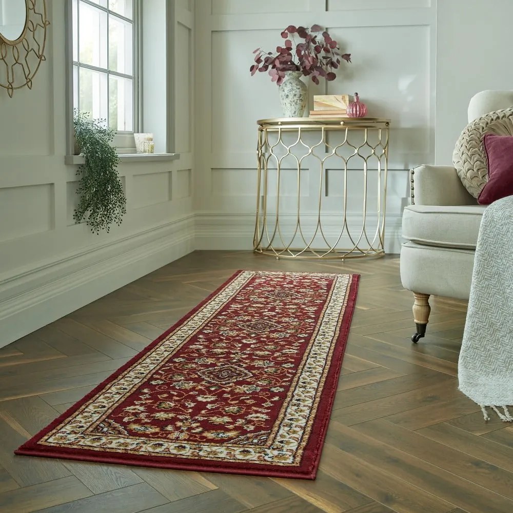Червена пътека 66x300 cm Sherborne - Flair Rugs