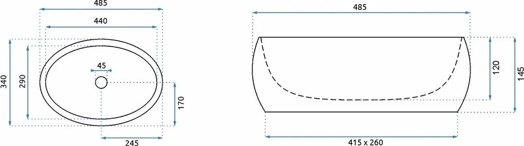 Умивалник за плот Rea Linda Lava Mat
