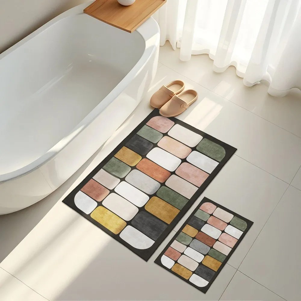 Килими за баня в комплект 2 бр. 60x100 cm – Foutastic